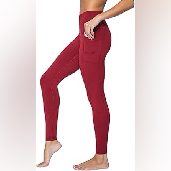 90° DEGREE by Reflex leggings color rust/burnt orange size SMALL side pockets - Picture 1 of 7